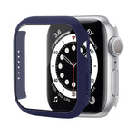 衝撃吸収PC保護ケース強化ガラスフィルム付き、Apple Watch Series 9 / 8 / 7 41mm用、Apple Watch Series 9 / 8 / 7 45mm用、Apple Watch Series 8 / 7 41mm用