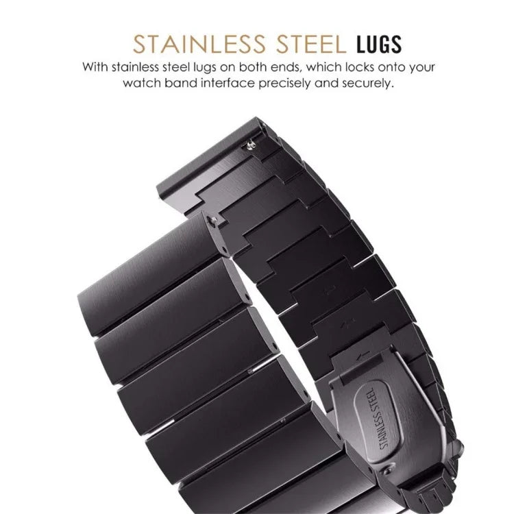For Samsung Smart Watch One-bead Steel Replacement Strap Watchband, 18mm, 20mm, 22mm