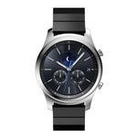 Samsungスマートウォッチ用一連ビーズスチール純正バックル交換用ストラップバンド、18mm、20mm、22mm