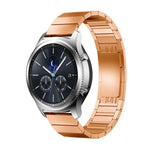 Samsungスマートウォッチ用一連ビーズスチール純正バックル交換用ストラップバンド、18mm、20mm、22mm