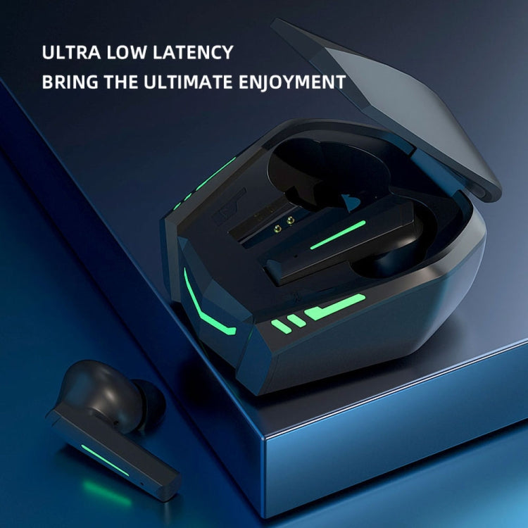 オリジナルLenovo XT80 TWSゲーム／音楽デュアルモードBluetoothイヤホン、ブリージングライト＆充電ボックス付き