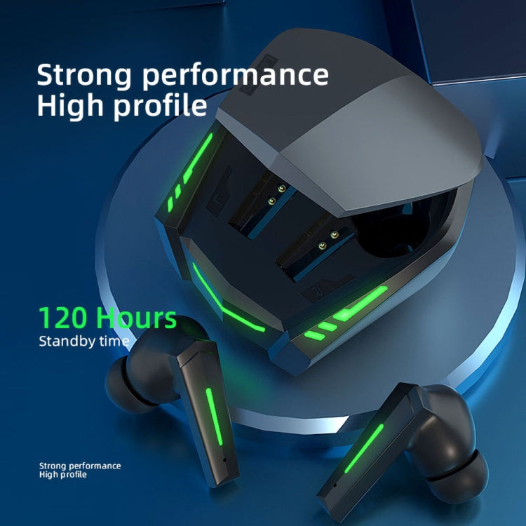 オリジナルLenovo XT80 TWSゲーム／音楽デュアルモードBluetoothイヤホン、ブリージングライト＆充電ボックス付き
