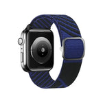 ツートンナイロン編み交換用リストストラップウォッチバンド、Apple Watchシリーズ用、7 41mm / 6&SE&5&4 40mm / 3&2&1 38mm、7 45mm / 6&SE&5&4 44mm / 3&2&1 42mm