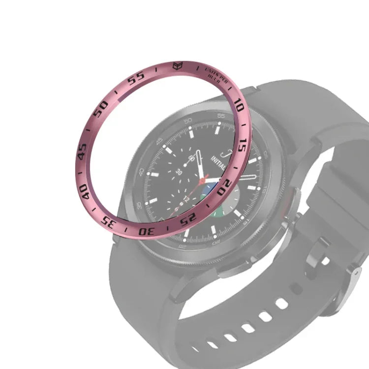 スマートウォッチスチールベゼルリング、Aバージョン、Samsung Galaxy Watch4 Classic 42mm用、Samsung Galaxy Watch4 Classic 46mm用