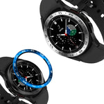 スマートウォッチスチールベゼルリング、Aバージョン、Samsung Galaxy Watch4 Classic 42mm用、Samsung Galaxy Watch4 Classic 46mm用