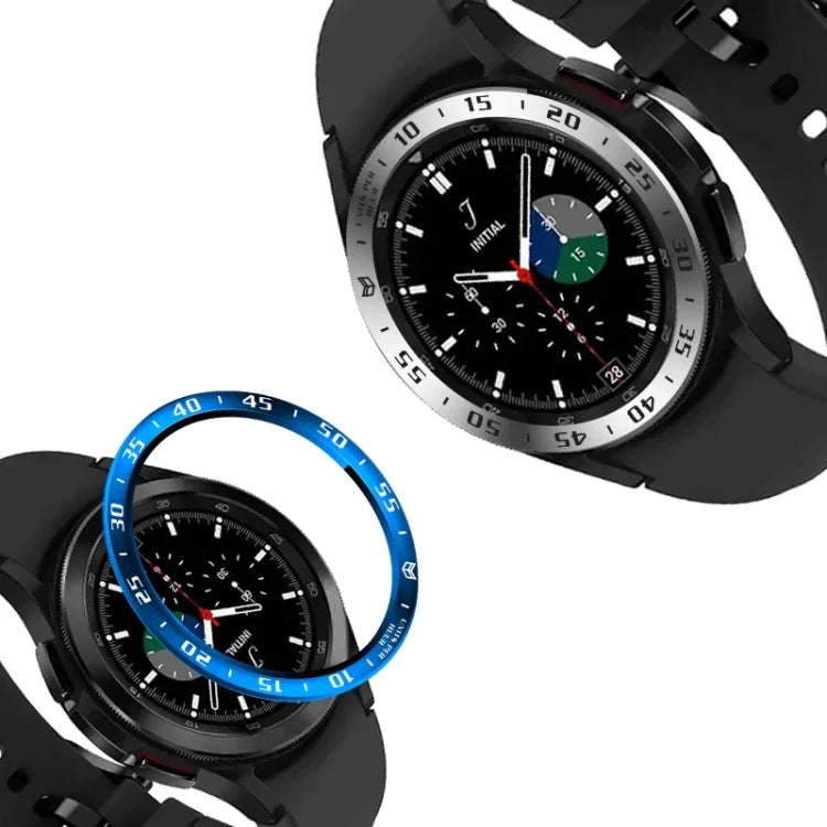 スマートウォッチスチールベゼルリング、Aバージョン、Samsung Galaxy Watch4 Classic 42mm用、Samsung Galaxy Watch4 Classic 46mm用