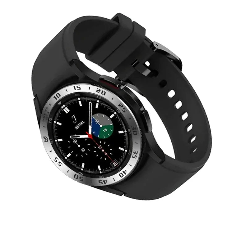 スマートウォッチスチールベゼルリング、Aバージョン、Samsung Galaxy Watch4 Classic 42mm用、Samsung Galaxy Watch4 Classic 46mm用