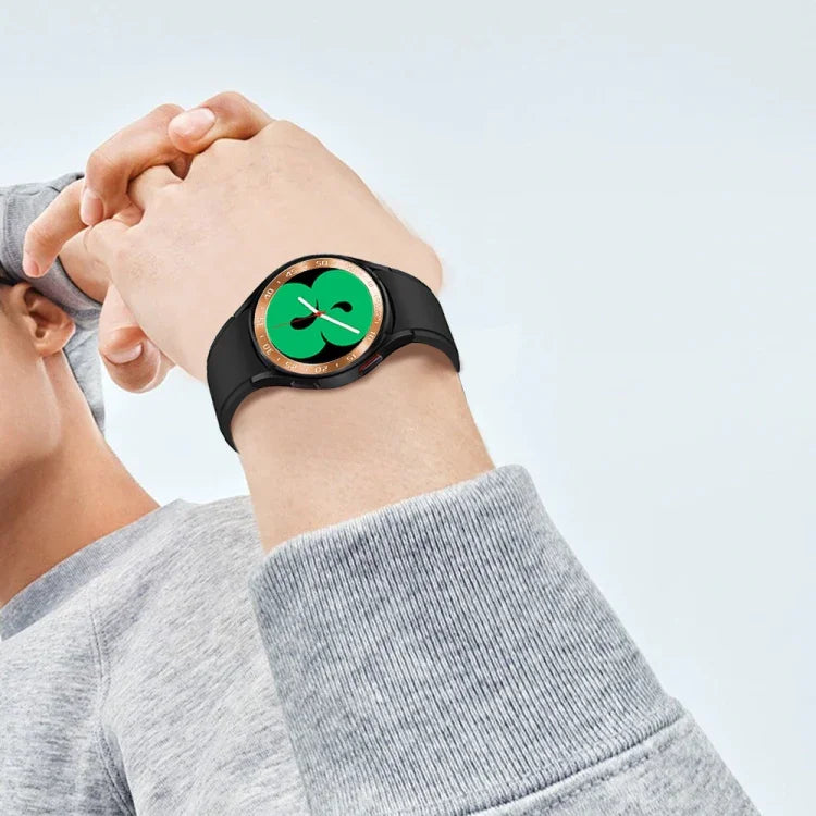 スマートウォッチスチールベゼルリング、Aバージョン、Samsung Galaxy Watch4 Classic 42mm用、Samsung Galaxy Watch4 Classic 46mm用