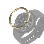 スマートウォッチスチールベゼルリング、Aバージョン、Samsung Galaxy Watch4 Classic 42mm用、Samsung Galaxy Watch4 Classic 46mm用