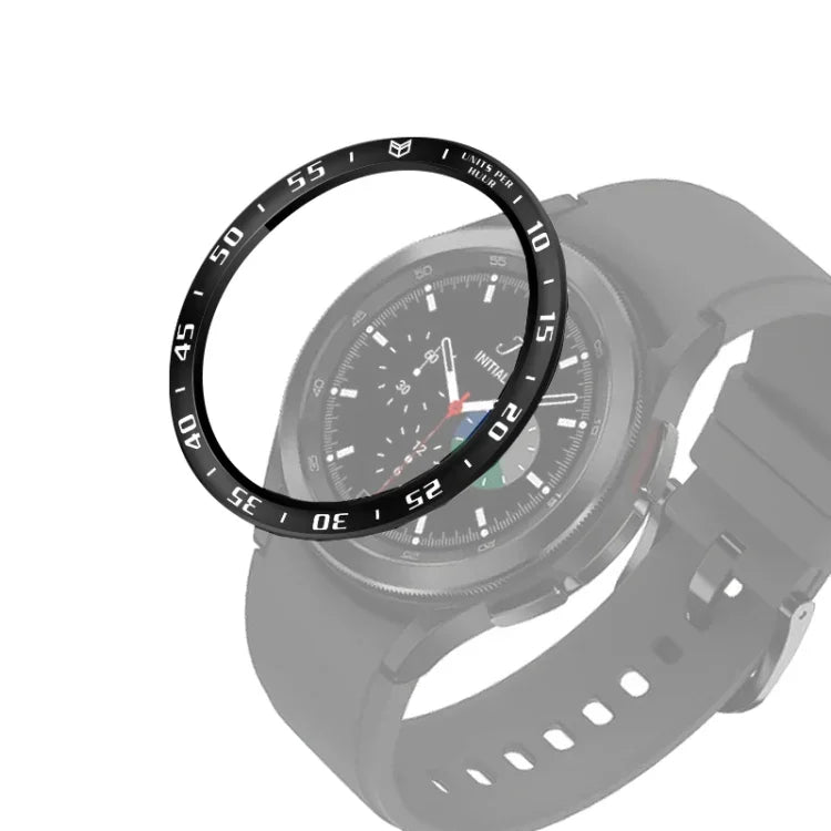 スマートウォッチスチールベゼルリング、Aバージョン、Samsung Galaxy Watch4 Classic 42mm用、Samsung Galaxy Watch4 Classic 46mm用