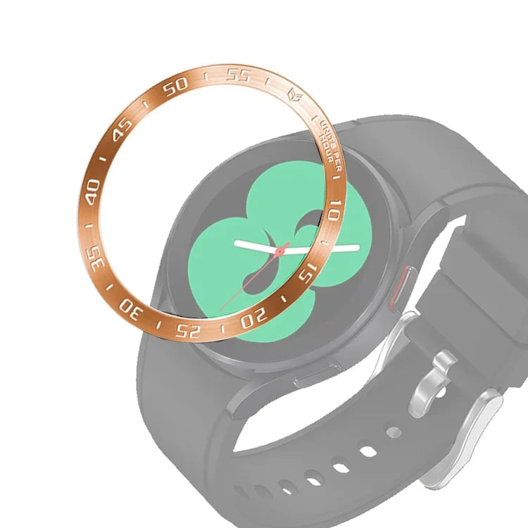 スマートウォッチスチールベゼルリング、Aバージョン、Samsung Galaxy Watch4 Classic 42mm用、Samsung Galaxy Watch4 Classic 46mm用