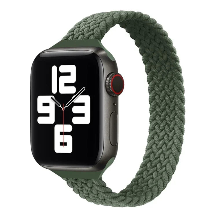 小さめの手首用シングルループナイロン編み替えバンド、Apple Watchシリーズ用、XS 130mm、XS 135mm、7 41mm / 6&SE&5&4 40mm / 3&2&1 38mm