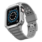 シリコン一体型替えストラップバンド、Apple Watchシリーズ用、Apple Watchシリーズ 9&8&7 45mm / SE&6&5&4 44mm / 3&2&1 42mm用
