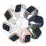 シリコン一体型替えストラップバンド、Apple Watchシリーズ用、Apple Watchシリーズ 9&8&7 45mm / SE&6&5&4 44mm / 3&2&1 42mm用