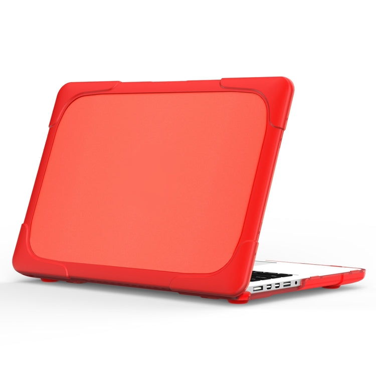 TPU + PC 二色 ノートパソコン保護ケース、MacBook Air 13.3インチ A1932（2018）用、Touch Bar付き MacBook Pro 13.3インチ（A2159 / A1989）用