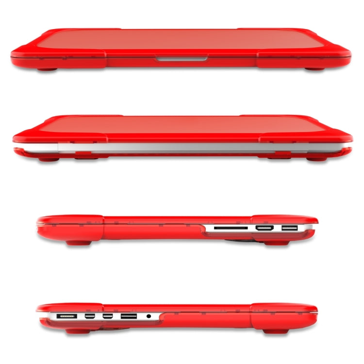 TPU + PC 二色 ノートパソコン保護ケース、MacBook Air 13.3インチ A1932（2018）用、Touch Bar付き MacBook Pro 13.3インチ（A2159 / A1989）用