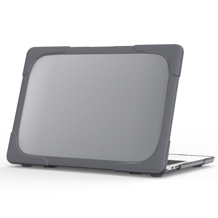 TPU + PC 二色 ノートパソコン保護ケース、MacBook Air 13.3インチ A1932（2018）用、Touch Bar付き MacBook Pro 13.3インチ（A2159 / A1989）用