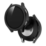 電気めっきPC + 強化ガラスフィルム一体型保護ケース、Samsung Galaxy Watch4 40mm用、Samsung Galaxy Watch4 44mm用