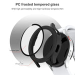 フロスト加工PC＋強化ガラスフィルム一体型保護ケース、Samsung Galaxy Watch4 40mm用、Samsung Galaxy Watch4 44mm用