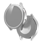 フロスト加工PC＋強化ガラスフィルム一体型保護ケース、Samsung Galaxy Watch4 40mm用、Samsung Galaxy Watch4 44mm用