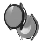 フロスト加工PC＋強化ガラスフィルム一体型保護ケース、Samsung Galaxy Watch4 40mm用、Samsung Galaxy Watch4 44mm用