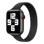 小さめの手首用シングルループナイロン編み替えバンド、Apple Watchシリーズ 7 41mm / 6&SE&5&4 40mm / 3&2&1 38mm用、S 135mm、M 145mm、L 155mm