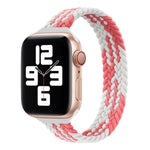 小さめの手首用シングルループナイロン編み替えバンド、Apple Watchシリーズ 7 41mm / 6&SE&5&4 40mm / 3&2&1 38mm用、S 135mm、M 145mm、L 155mm