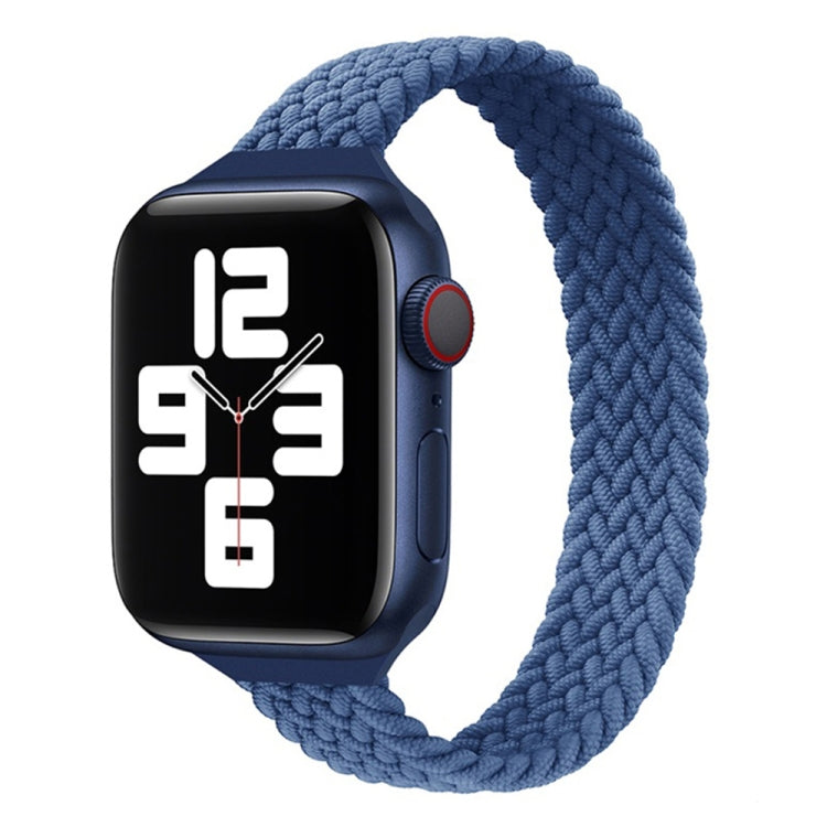 小さめの手首用シングルループナイロン編み替えバンド、Apple Watchシリーズ 7 45mm / 6&SE&5&4 44mm / 3&2&1 42mm用、S 145mm、M 155mm、L 165mm