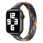 小さめの手首用シングルループナイロン編み替えバンド、Apple Watchシリーズ 7 45mm / 6&SE&5&4 44mm / 3&2&1 42mm用、S 145mm、M 155mm、L 165mm