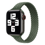 小さめの手首用シングルループナイロン編み替えバンド、Apple Watchシリーズ 7 45mm / 6&SE&5&4 44mm / 3&2&1 42mm用、S 145mm、M 155mm、L 165mm