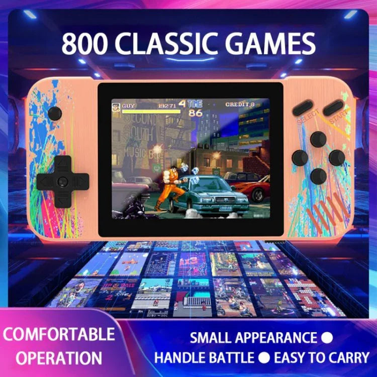 G3マカロン 3.5インチスクリーン 携帯型ゲーム機 内蔵800ゲーム、シングルプレイヤー / ピンク、シングルプレイヤー / グレー、シングルプレイヤー / グリーン、シングルプレイヤー / ブルー