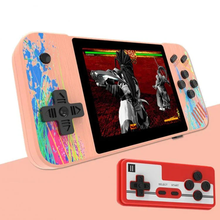 G3マカロン 3.5インチスクリーン 携帯型ゲーム機 デュアルプレイヤー用 内蔵800ゲーム、ダブルプレイヤー / ピンク、ダブルプレイヤー / グレー、ダブルプレイヤー / グリーン、ダブルプレイヤー / ブルー