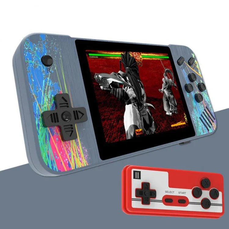 G3マカロン 3.5インチスクリーン 携帯型ゲーム機 デュアルプレイヤー用 内蔵800ゲーム、ダブルプレイヤー / ピンク、ダブルプレイヤー / グレー、ダブルプレイヤー / グリーン、ダブルプレイヤー / ブルー