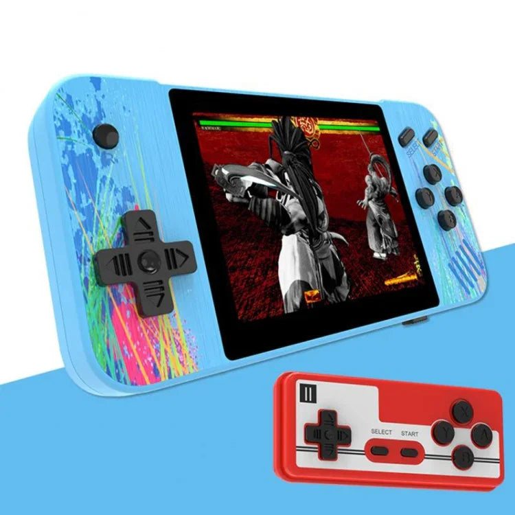 G3マカロン 3.5インチスクリーン 携帯型ゲーム機 デュアルプレイヤー用 内蔵800ゲーム、ダブルプレイヤー / ピンク、ダブルプレイヤー / グレー、ダブルプレイヤー / グリーン、ダブルプレイヤー / ブルー
