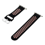 シリコン交換ストラップウォッチバンド、Apple Watch Series 7 41mm / 6&SE&5&4 40mm / 3&2&1 38mm、7 45mm / 6&SE&5&4 44mm / 3&2&1 42mm用
