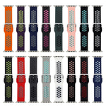 シリコン交換ストラップウォッチバンド、Apple Watch Series 7 41mm / 6&SE&5&4 40mm / 3&2&1 38mm、7 45mm / 6&SE&5&4 44mm / 3&2&1 42mm用