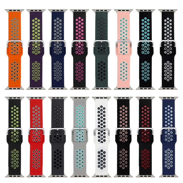 シリコン交換ストラップウォッチバンド、Apple Watch Series 7 41mm / 6&SE&5&4 40mm / 3&2&1 38mm、7 45mm / 6&SE&5&4 44mm / 3&2&1 42mm用
