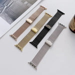 V字バックルストレートスチール替えストラップバンド、Apple Watchシリーズ用、7 41mm / 6&SE&5&4 40mm / 3&2&1 38mm、7 45mm / 6&SE&5&4 44mm / 3&2&1 42mm