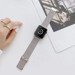 V字バックルストレートスチール替えストラップバンド、Apple Watchシリーズ用、7 41mm / 6&SE&5&4 40mm / 3&2&1 38mm、7 45mm / 6&SE&5&4 44mm / 3&2&1 42mm
