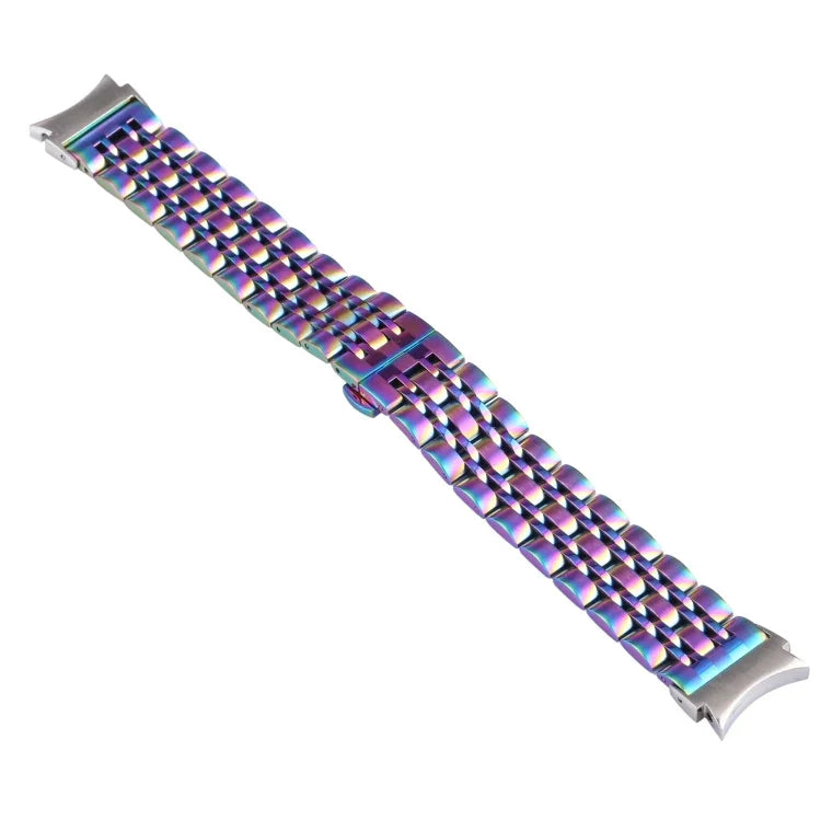 七連ステンレススチール交換用ストラップバンド、Samsung Galaxy Watch4 40mm/44mm用
