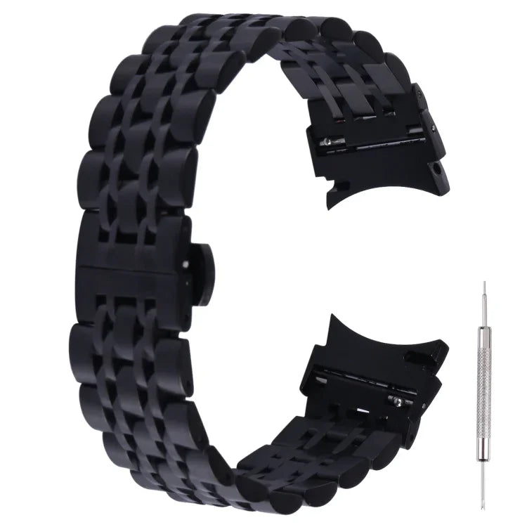 七連ステンレススチール交換用ストラップバンド、Samsung Galaxy Watch4 40mm/44mm用