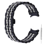七連ステンレススチール交換用ストラップバンド、Samsung Galaxy Watch4 40mm/44mm用