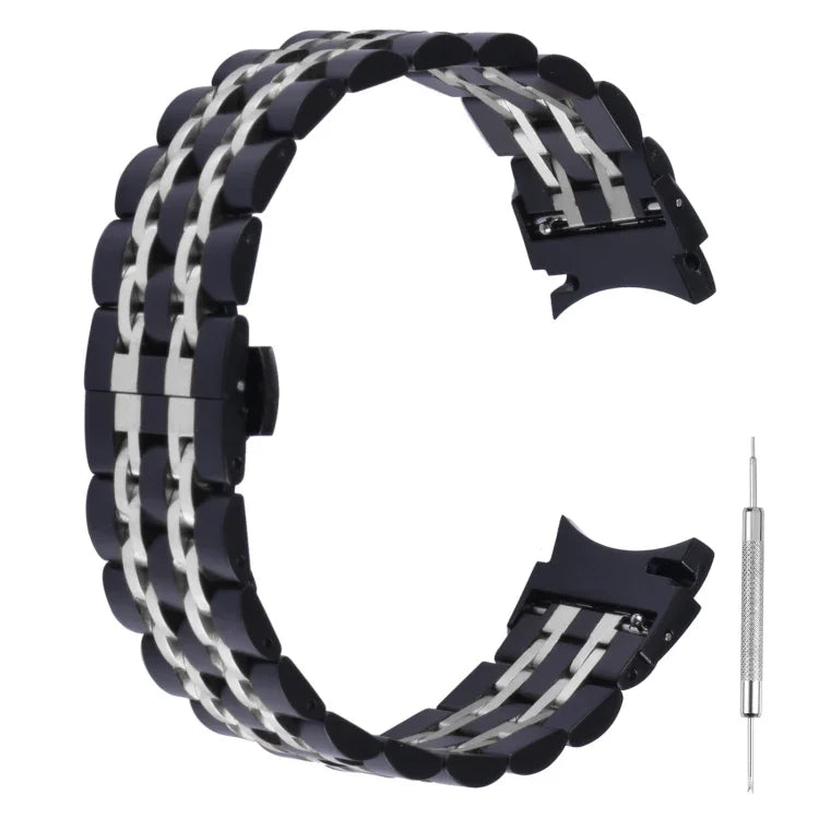 七連ステンレススチール交換用ストラップバンド、Samsung Galaxy Watch4 40mm/44mm用