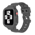 氷河透明TPU一体型交換ストラップウォッチバンド、Apple Watchシリーズ7 45mm用、Apple Watchシリーズ7 41mm用