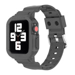 氷河透明TPU一体型交換ストラップウォッチバンド、Apple Watchシリーズ7 45mm用、Apple Watchシリーズ7 41mm用
