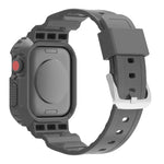 氷河透明TPU一体型交換ストラップウォッチバンド、Apple Watchシリーズ7 45mm用、Apple Watchシリーズ7 41mm用