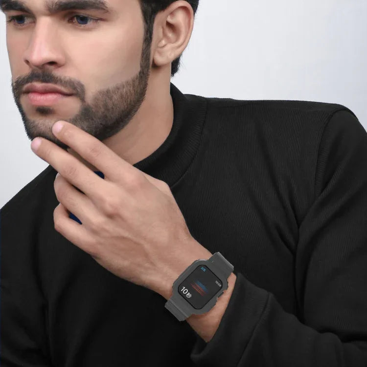 氷河透明TPU一体型交換ストラップウォッチバンド、Apple Watchシリーズ7 45mm用、Apple Watchシリーズ7 41mm用