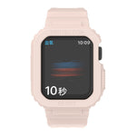 氷河透明TPU一体型交換ストラップウォッチバンド、Apple Watchシリーズ7 45mm用、Apple Watchシリーズ7 41mm用