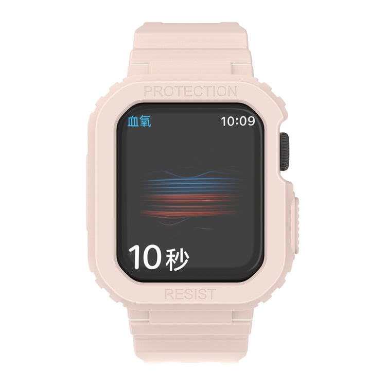 氷河透明TPU一体型交換ストラップウォッチバンド、Apple Watchシリーズ7 45mm用、Apple Watchシリーズ7 41mm用