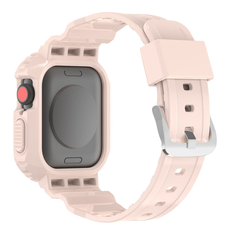 氷河透明TPU一体型交換ストラップウォッチバンド、Apple Watchシリーズ7 45mm用、Apple Watchシリーズ7 41mm用